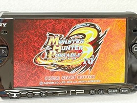 TESTED SONY PSP 3000 BLACK Console + Charger + battery + 3 game  Region free 4GB