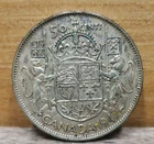 1947 Canadian Half Dollar / 50 Cent Pc  Circulated Ungraded  # 3