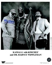 Steve Lombardi as Kim Chee Autographed WWF Promo 8x10 Photo