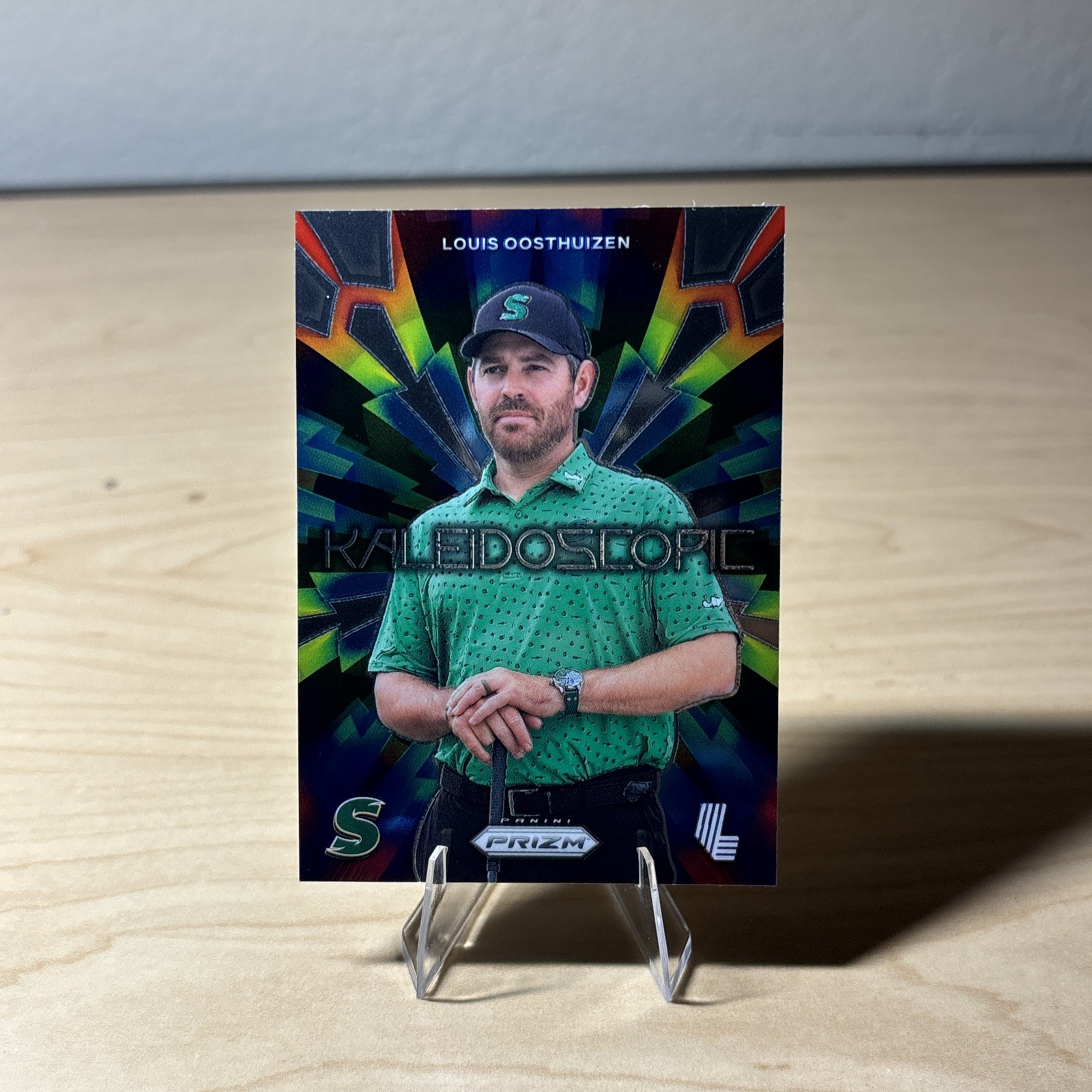 Louis Oosthuizen 2024 Panini Prizm LIV Golf Kaleidoscopic Insert Card #4 Stinger