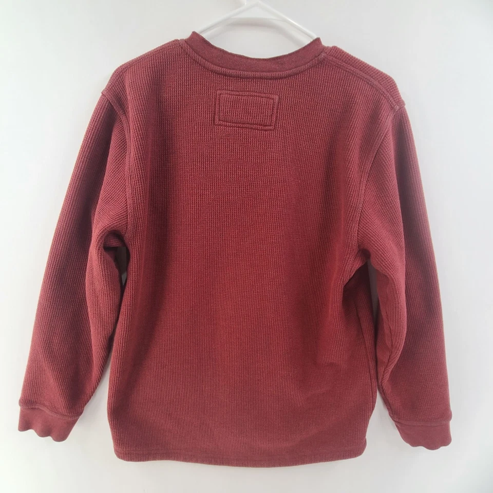 L.L. Bean Para Hombre Katahdin Iron Works® Bonded Waffle Vellón Henley Talla M Exterior Foto 4 de 4