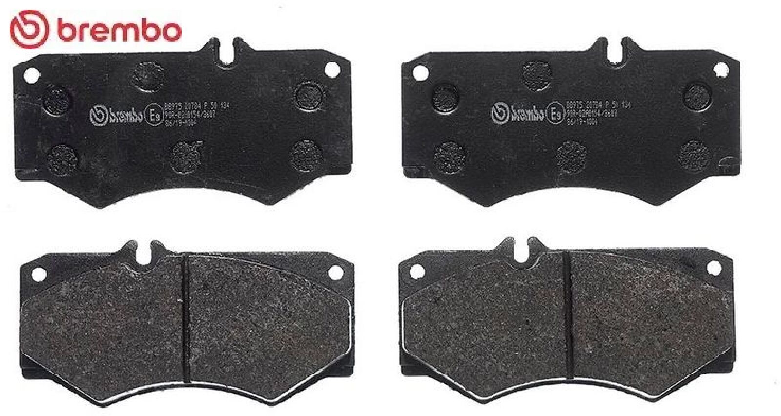 Brembo Bremsbelagsatz, Scheibenbremse [Hersteller-Nr. P50134] für Mercedes-Benz, VW, Oltcit, Puch, Mahindra - Bild 4