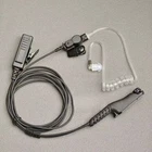 Acoustic Air Tube Ear Hook Earpiece with PTT for Motorola R7 N30 N50 N70 Radio