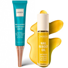 Nail Reboot Duo - Treatment for Damaged Nails - Natural Nail Care Cuticle Repa