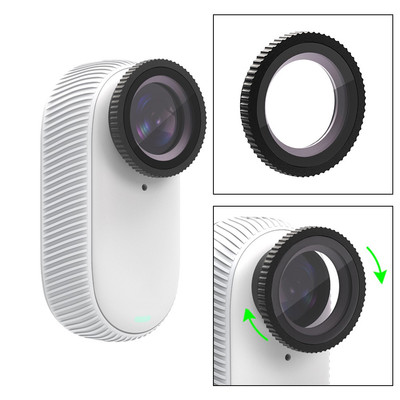 Transparenter Gläserschutz für Insta360 GO 3S High Performance Design