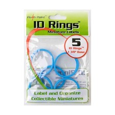 Flash Point ID Rings Light Blue (5) New