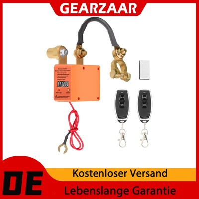 Doppelte Fernbedienung Remote Batterietrennschalter mit Abschaltung 12V 24V 240A