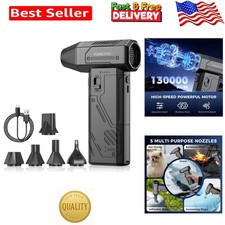 130,000 RPM Cordless Air Duster: Rechargeable Powerful Blower for Home Car