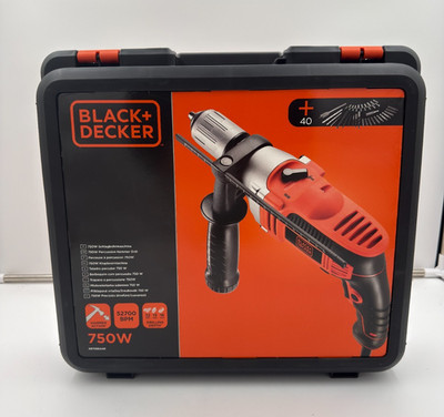   BLACK+DECKER KR705KA40 Schlagbohrmaschine   750 W inkl. Zubehörkoffer