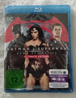 Batman V Superman: Dawn Of Justice - Ultimate Edition Blu-Ray ++ NEU ++