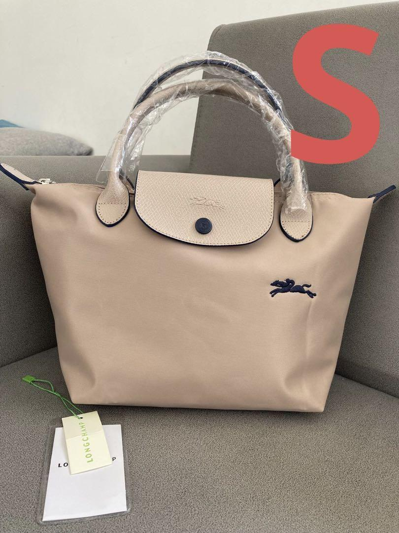 Longchamp Le Pliage Shoulder Tote Bag S Size Pink Beige From Japan Brand New F/S