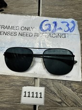 Artcraft Sunglass Frame Only No Lens OP 58-18-140 USA MATTE BLACK JK34
