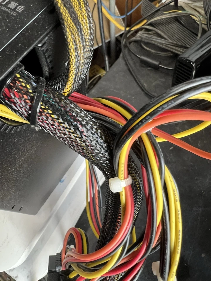 COOLER MASTER MASTERWATT LITE 500W Desktop Power Supply MPX-5001-ACAAW - Tested - Image 2 of 3