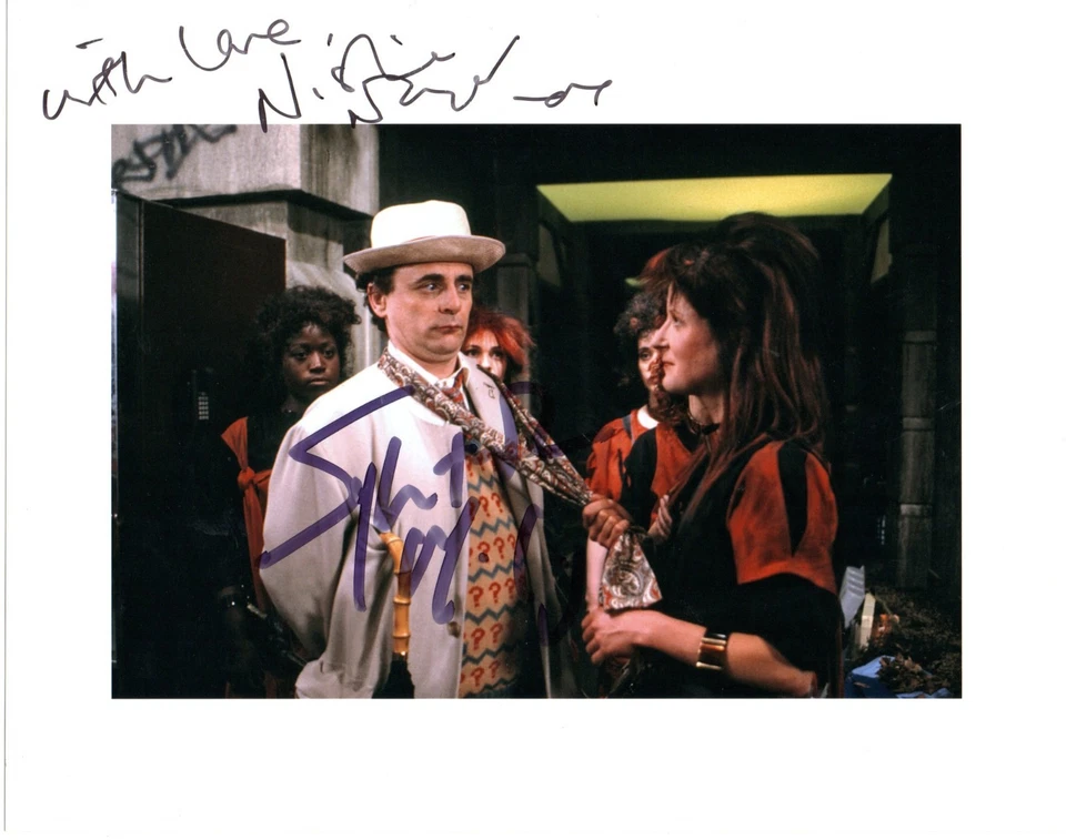 Doctor Who Dragonfire Double Signed 10x8 Col Photo Autographed - Image 1 of 1