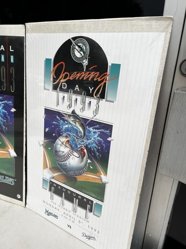 Two Vintage 1993 Inaugural Year Florida Marlins Collectible MLB Posters - Picture 5 of 10