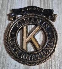 Kiwanis International Solid Brass 6-Inch Plaque