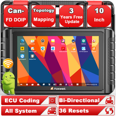 Foxwell NT1009 OBD2 All System Bidirectional Diagnostic Scanner ECU Coding TPMS