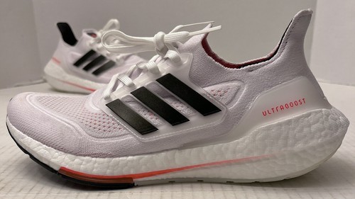 Adidas UltraBoost 21 Tokyo S23863 Cloud White/Solar Red (Men’s 7) No Box - Picture 3 of 8