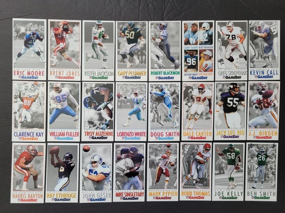 1992 FLEER GAMEDAY FOOTBALL CARDS You Pick #251 to #500 Nr Mt-Mint Tall Boy - Image 2 of 4