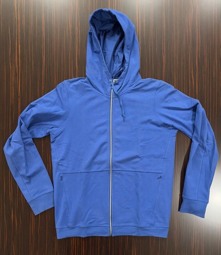 J+ Jil Sander x Uniqlo men's bright blue zip hoody size M