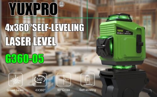 YUXPRO Flor Tile Laser Leve for picture hanging with hard case Self Leveling - Picture 20 of 24