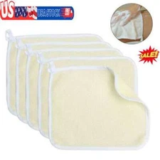 5pack Exfoliating Face and Body Wash Cloths Towel Soft Weave Bath Cloth Hot