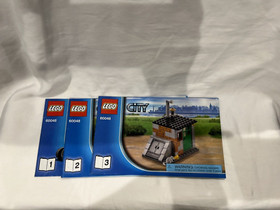 Lego City 60048 Instruction Manual Booklets Only 1, 2, 3 Pamphlets Instructions