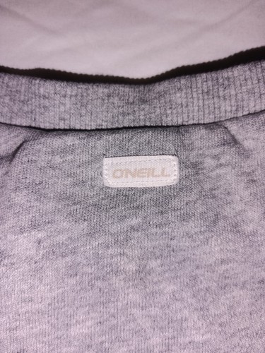 O'Neill Girls Small Gray Sunshine and Flowers Pullover Sweatshirt - Picture 5 of 5