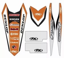 Factory Effex 17-50522 Trim Kit KTM Vinyl Decal 13-1182 4302-3670 467163 Orange