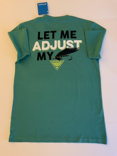 Columbia PFG Fishing Short Sleeve Graphic T-Shirt Men's M Teal. - Picture 3 of 3