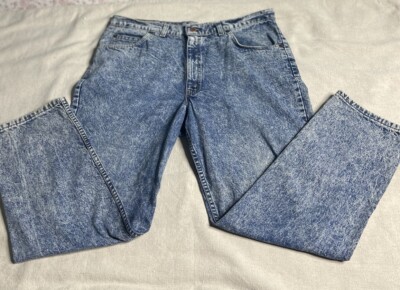 Brittania Vintage Men Jeans Acid Wash Size W38 L30
