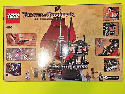 LEGO PIRATES QUEEN ANNE'S REVENGE 4195 SHIP RARE LIMITED RETIRED