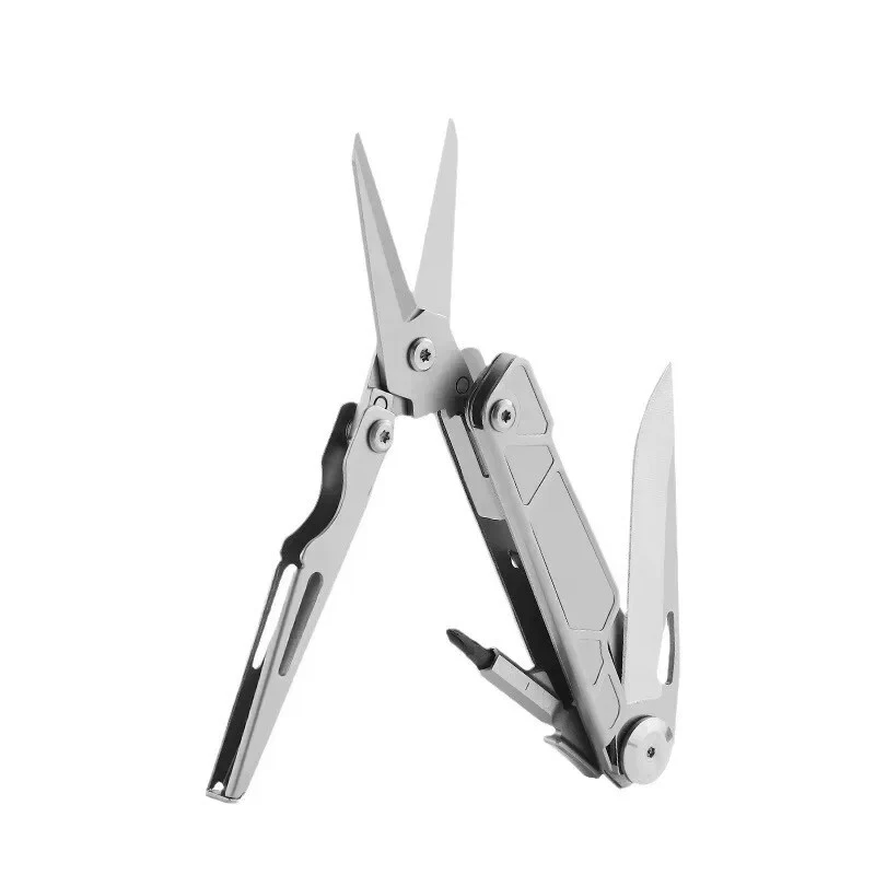 Multi-tool Folding Scissor Knife Screwdriver Opener Hunting Survival Camping Cut