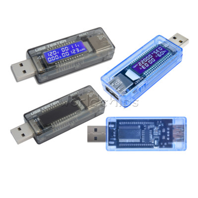 USB Charger Capacity Current Voltage Detector Meter LCD Display Battery Tester