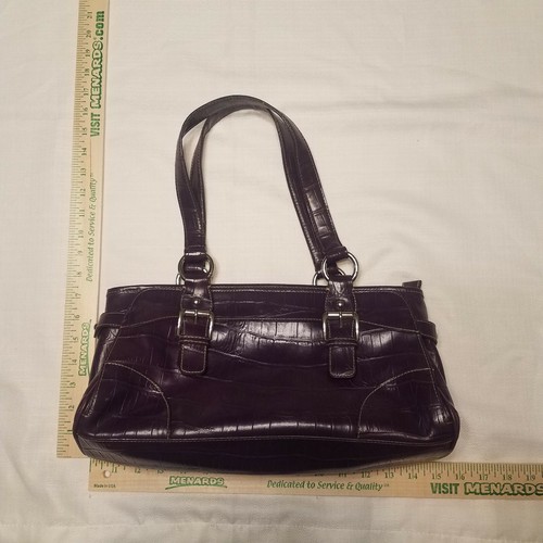 East 5th Purple Metallic Glaze Purse Handbag Bag - Picture 8 of 11