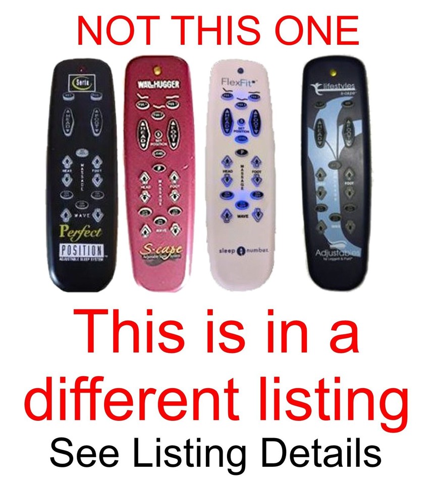 REPAIR SERVICE Adjustable Bed Remote control *ALL MODELS* READ FULL ...