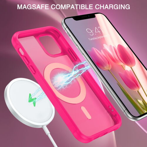 Funda para iPhone 16/15/14/13/12/11 Pro Max pesada a prueba de golpes con soporte magnético cubierta - Imagen 73 de 751