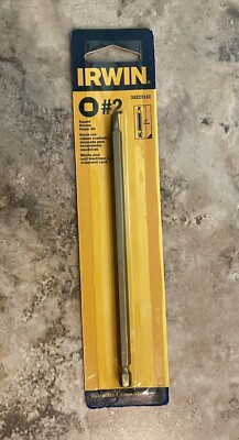 Irwin Square Recess Power Bit #2 And 6 In Long | eBay