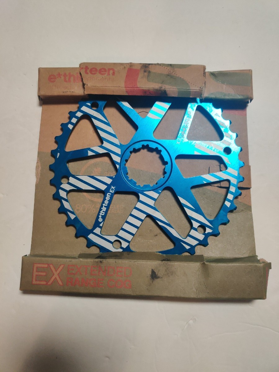 E*THIRTEEN Blue extended range cog 40T CHAINRING 10spd SHIMAO 34T