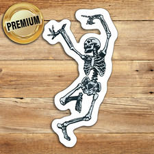 Dancing Skeleton Sticker Decal