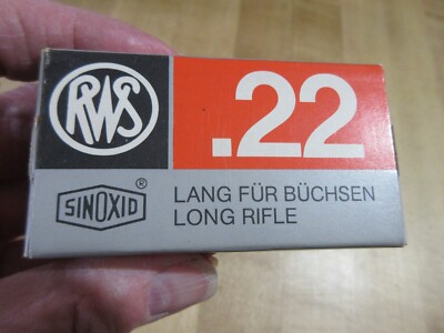 Empty Ammo Box RWS Dynamit Nobel Troisdorf 22 Long Rifle Germany (w17) # 29