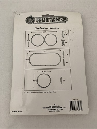 T and S Train Tracks X8 Straight Rails New in Package #31590 - Picture 4 of 4