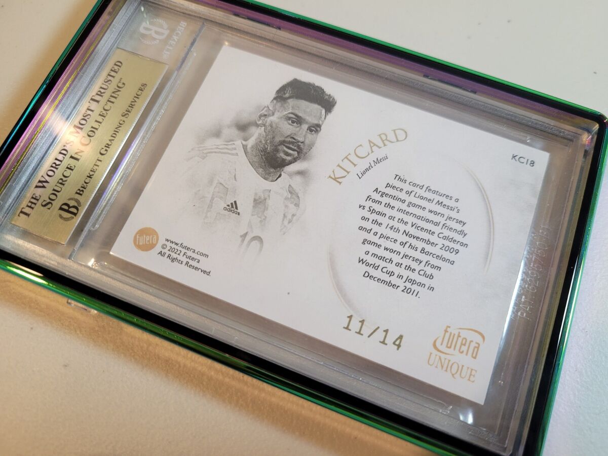 Lionel Messi 2022-23 Futera Unique World Kitcards Relics Lionel Messi 2022-23 Futera Unique World Kitcards Relics