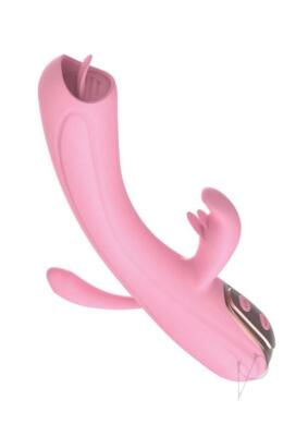 My Secret Fantasy Rechargeable Silicone Flickering Tongue Vibrator - Pink |  eBay
