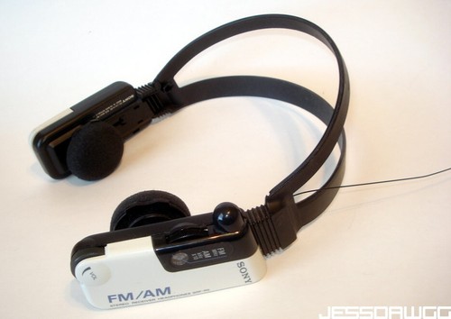 NOT WORKING FOR PARTS Sony FM/AM radio headphones SRF-R5 vintage receiver head - Picture 21 of 21