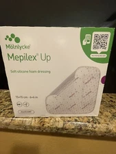 *10 Dressings* Molnlycke Mepilex UP Soft Silicone Foam Dressing 6" x 6"