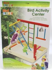 Bird Life Bird Activity Center Small or Medium Birds Fun Exercise Pet New In Box