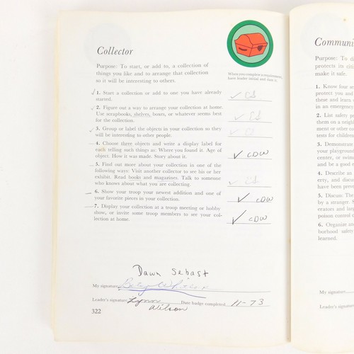 Manuale Junior Girl Scout 1971 Vintage - Foto 4 di 9