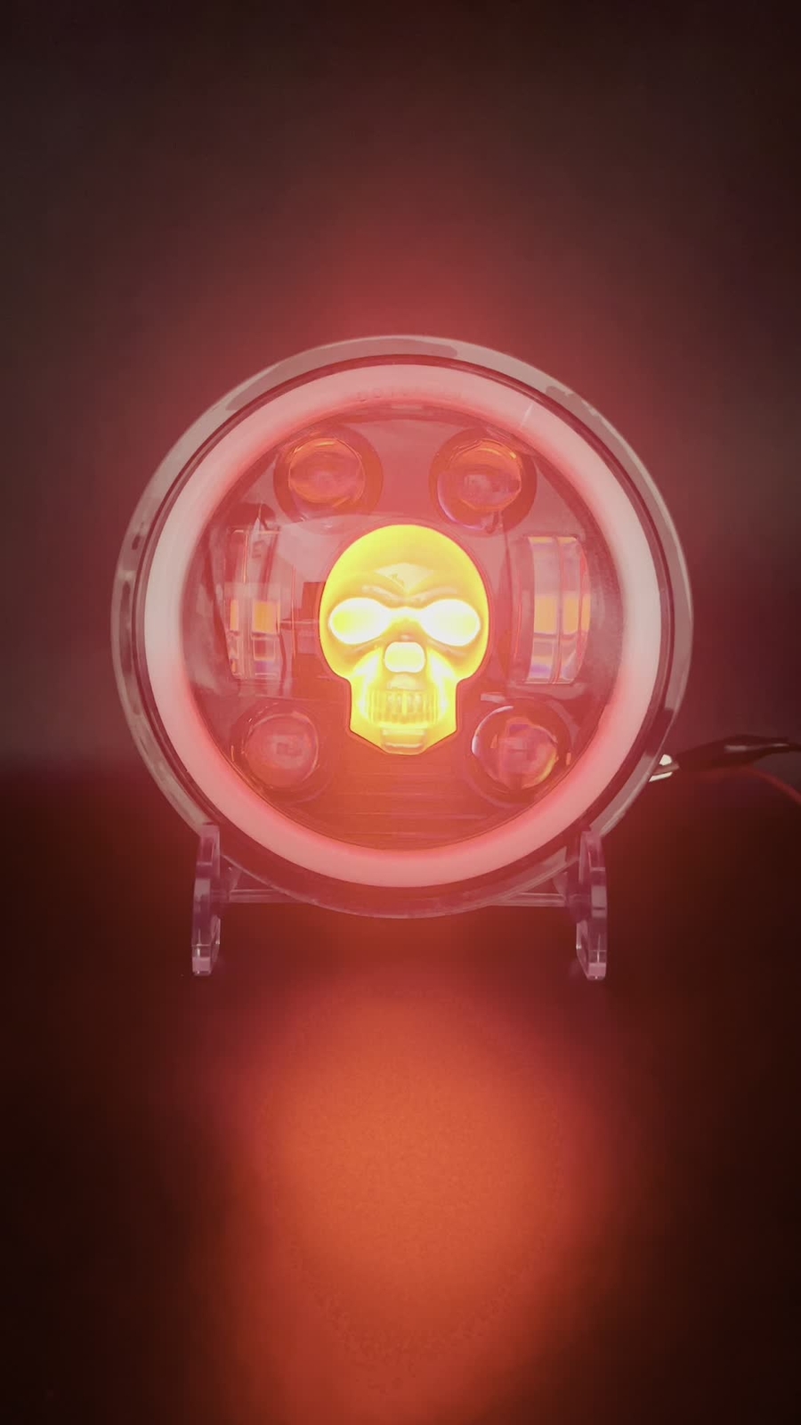 DOT 7" Inch LED Headlights Blue DRL Turn Signal Combo For 20032007