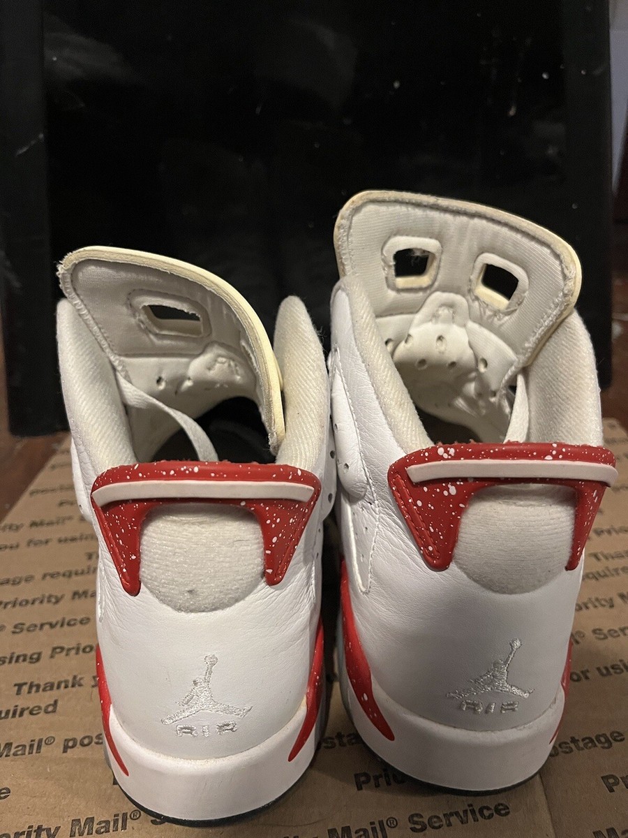 Size 7 - Jordan 6 White and University Red 2022 195870552985| eBay